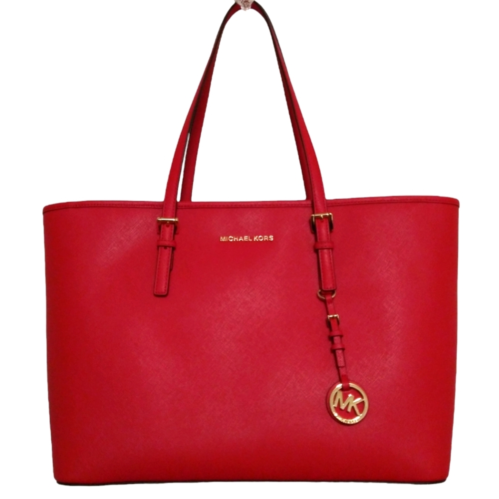NWT Michael Kors Large Jet Set Leather Tote